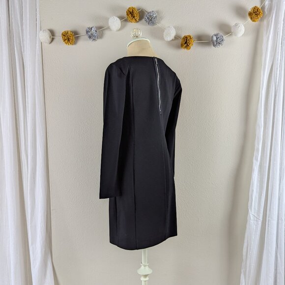 J. Crew Black Ponte Sheath Dress - Size Small - Picture 4 of 15
